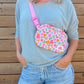 Quilted Belt Bag - Sage Bloom