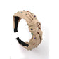 Rhinestone Wide Knotted Headband - 4 Colors