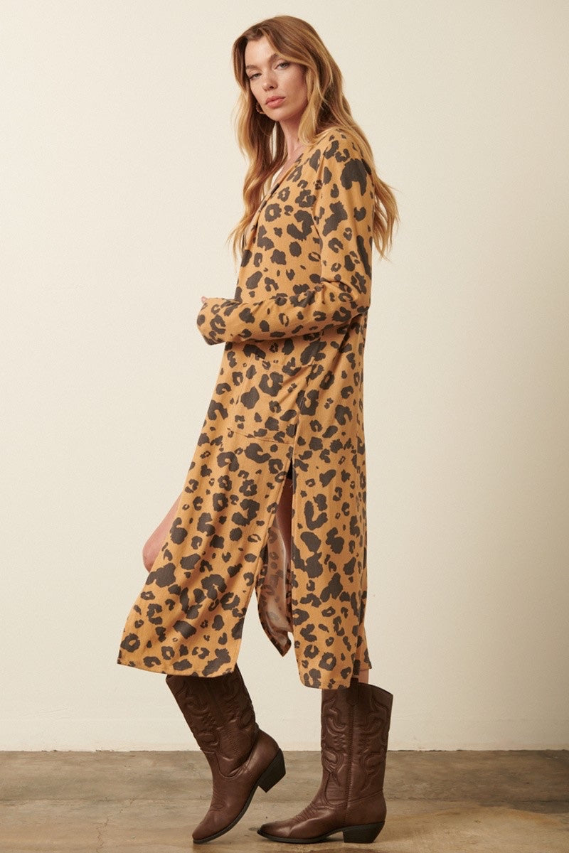 Lux Cheetah Cardigan
