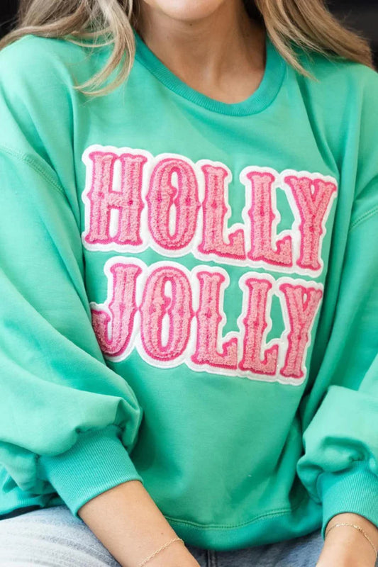 Holly Jolly Mary Square Sweatshirt