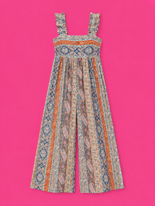 Boho Print Jumpsuit