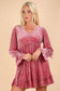 Mauve Cheetah Dress