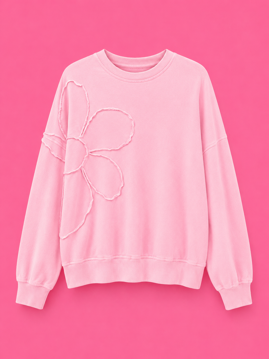 Daisy Pop Sweatshirt - Pink