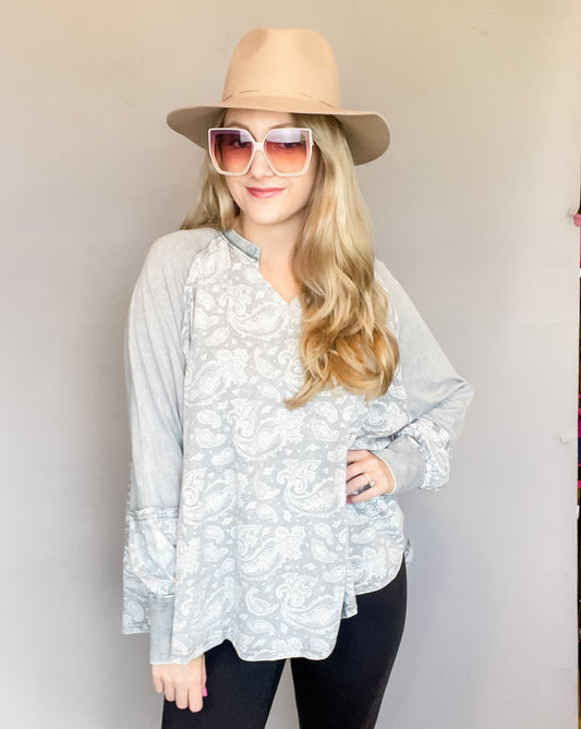 Perfectly Paisley Day Top