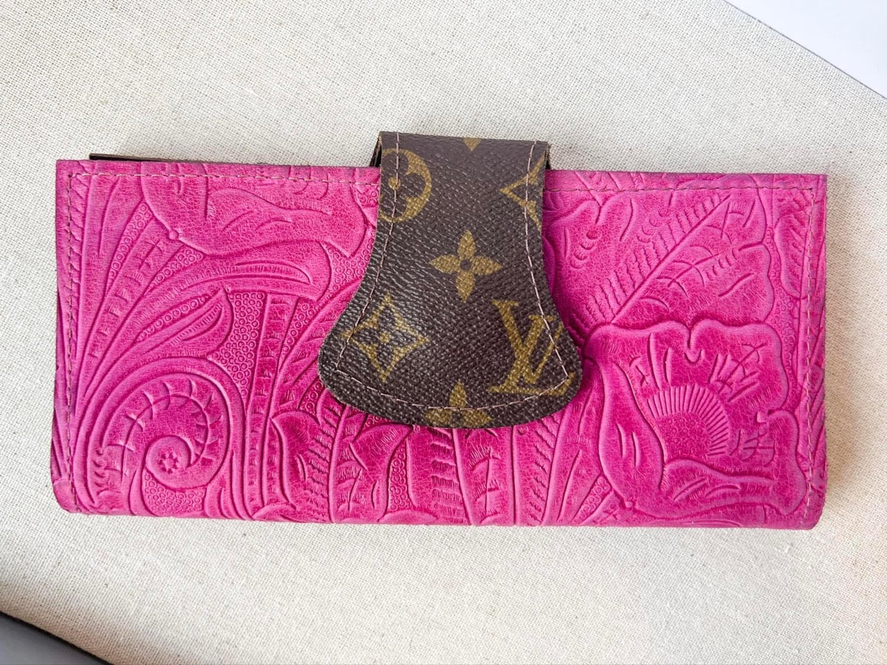 Pink Snap Wallet