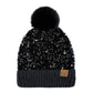 Glitter Sequined Cuff Beanie