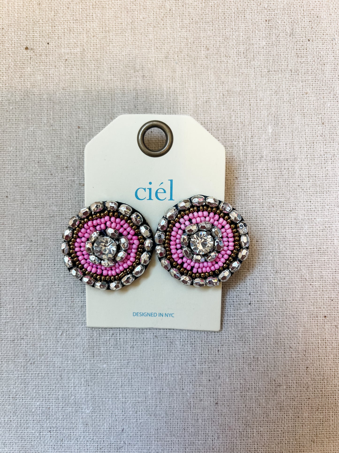 Making a Statement Earrings - Pink