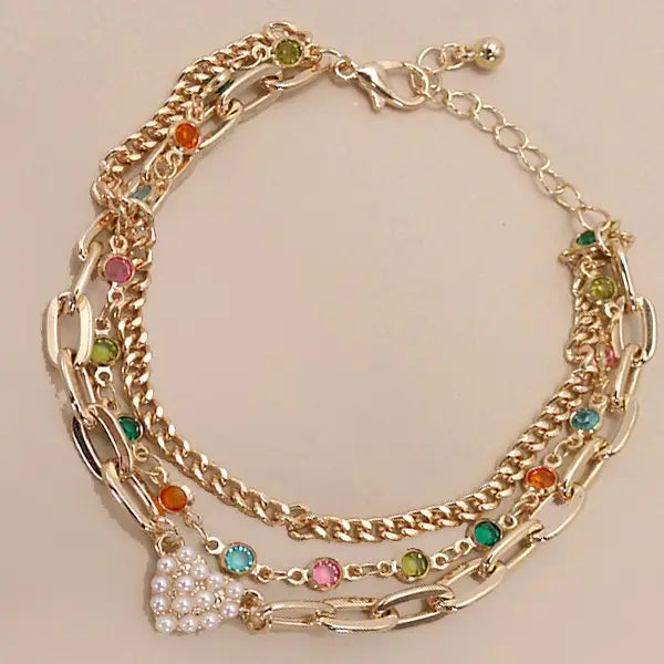 True Colors Heart Bracelet