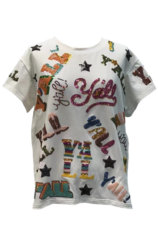 Queen of Sparkles Y’all Tee