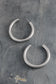 Classic Chunky Hoops - Silver or Gold