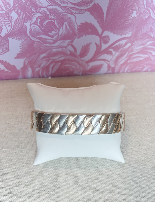 Chain link stretch bracelet