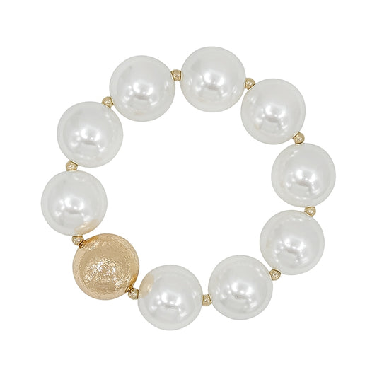 Statement Large Pearl Bracelet