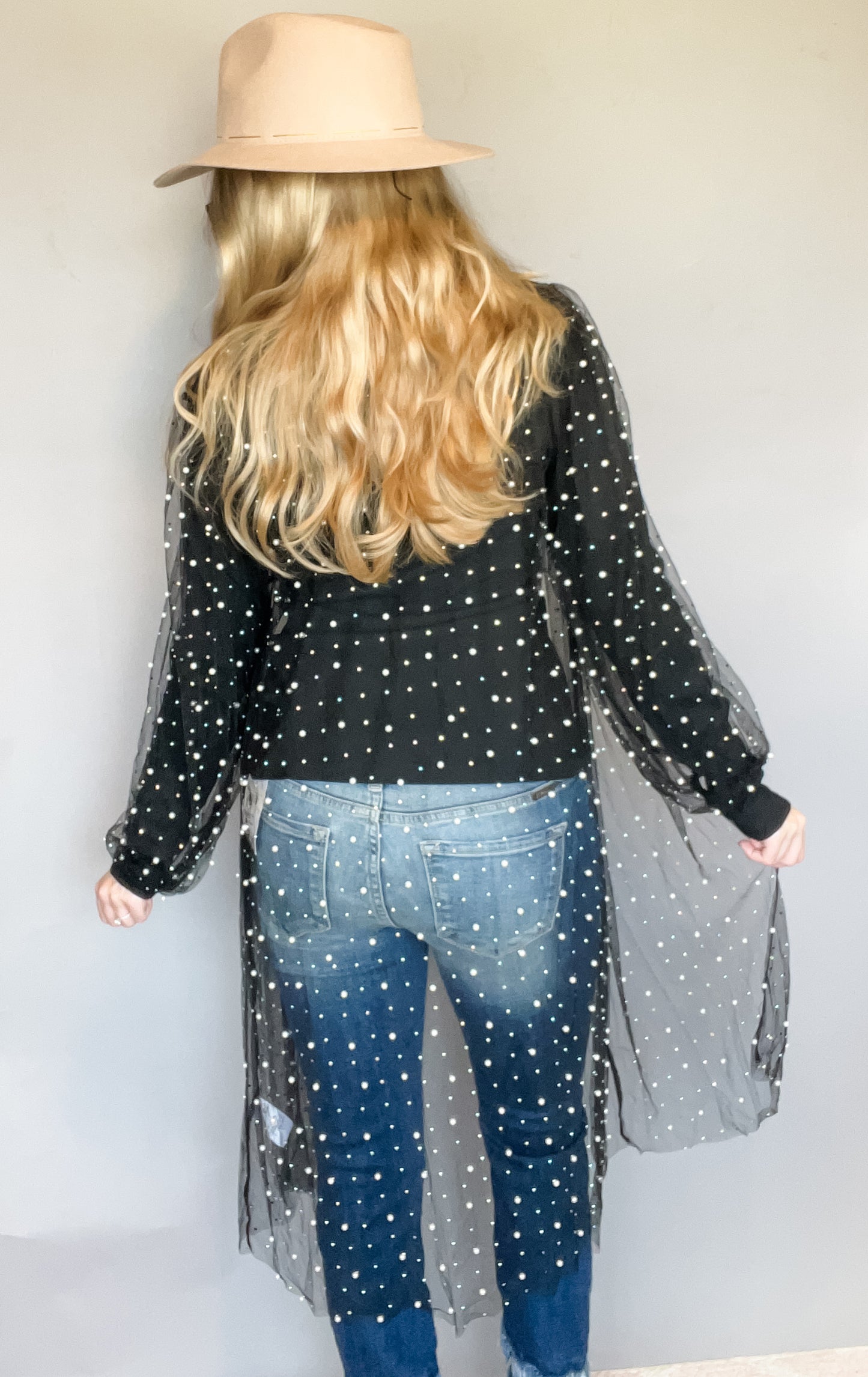 Just my Vibe Mesh Cardigan
