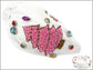 White Christmas Seed Bead Headband