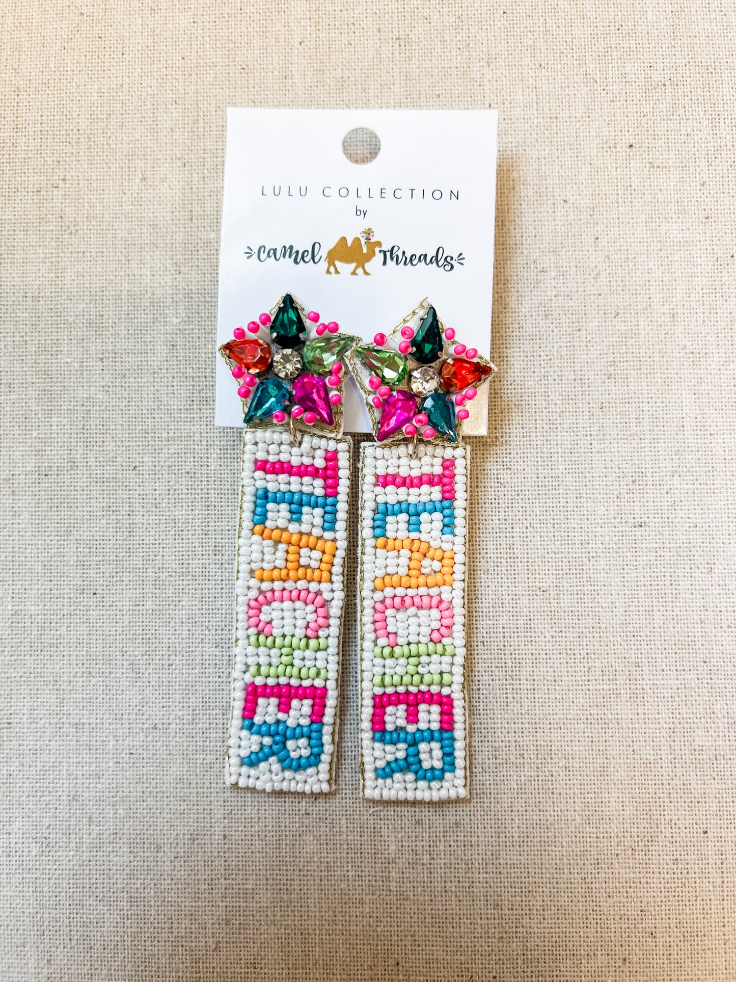 Teacher Seed Bead Earrimgs