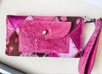 Snap and Zip Wallet with Wristlet