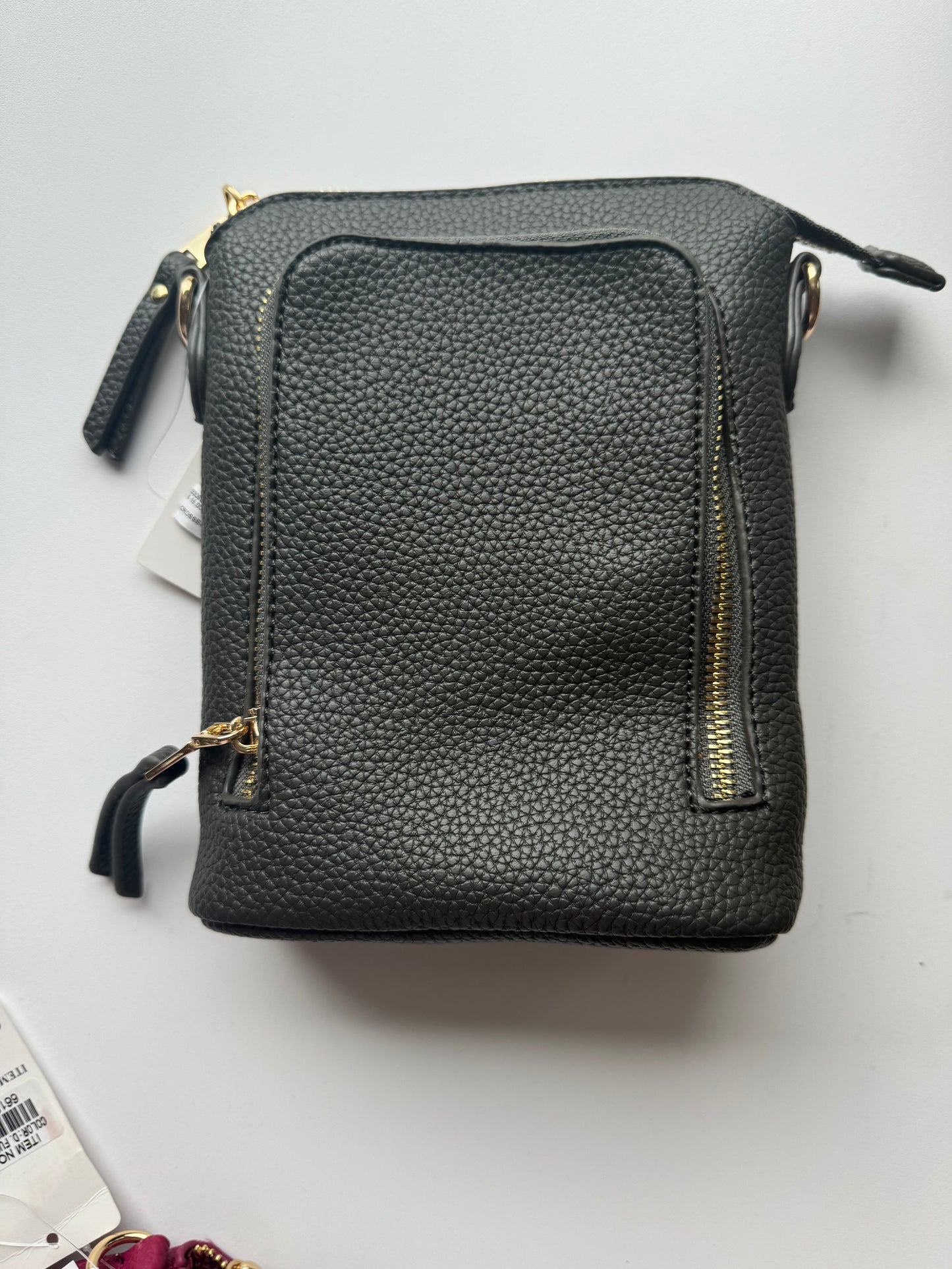 3 Zipper Crossbody - Grey