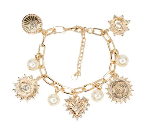 Gold Charm Bracelet