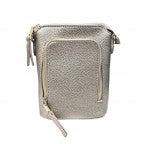 3 Zipper Crossbody - Light Pewter