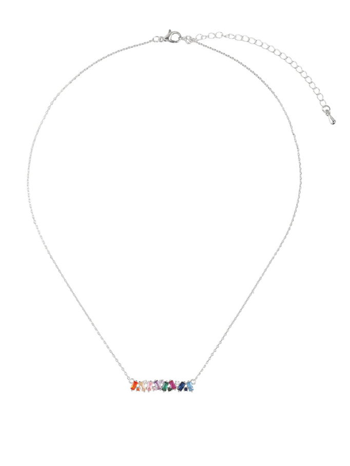 Colorful Path Crystal Necklace
