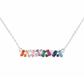 Colorful Path Crystal Necklace