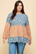 Falling for You Plus Size Blouse