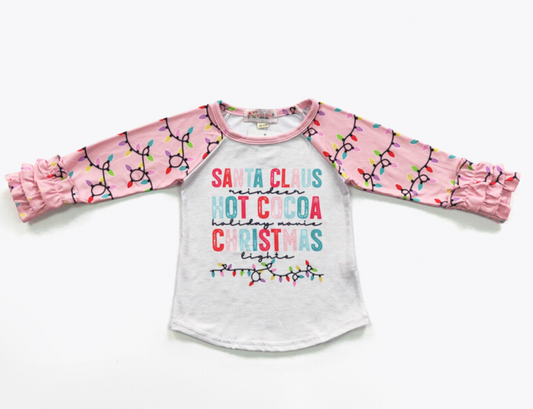 Christmas Lights Babes Top