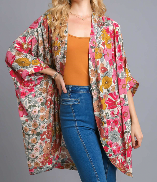 Lovely Day Floral Kimono