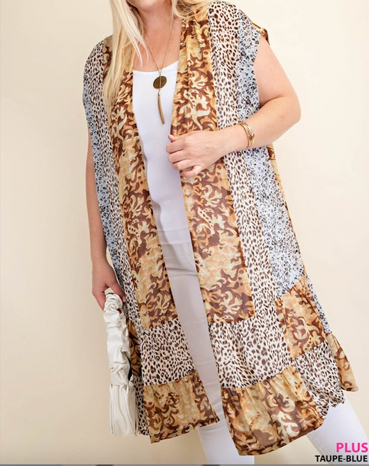 Mix and Match Plus Size Kimono