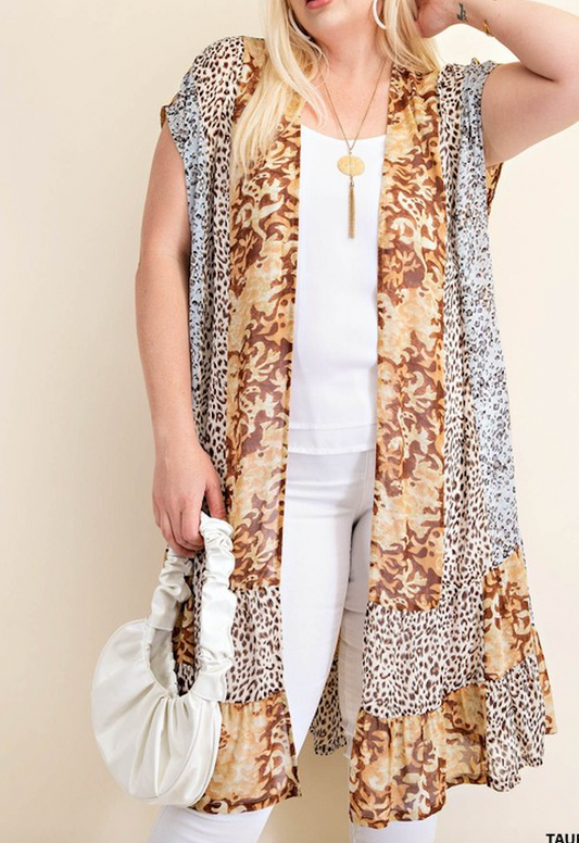 Mix and Match Plus Size Kimono