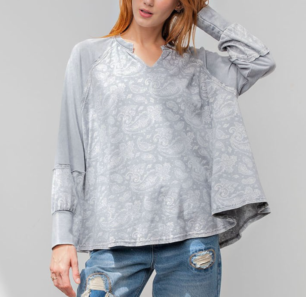 Perfectly Paisley Day Top