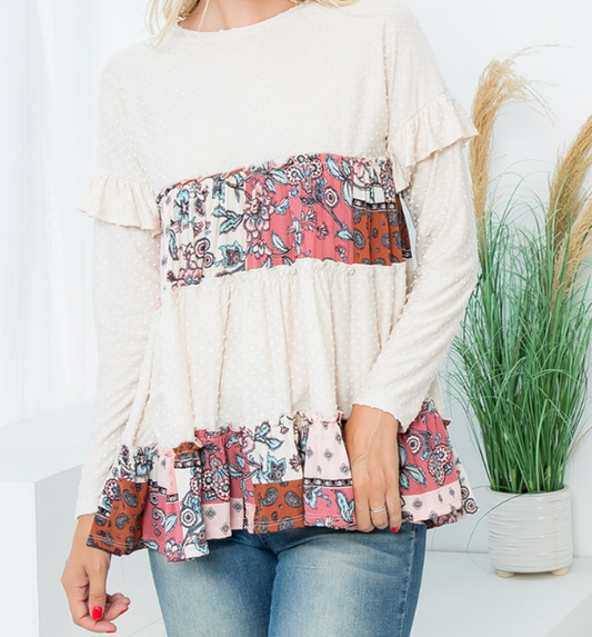 Swiss Dot Blouse