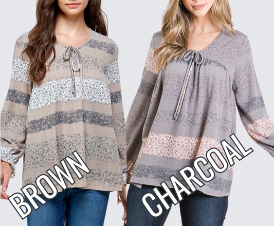 Here for the Frills Top - 2 Colors