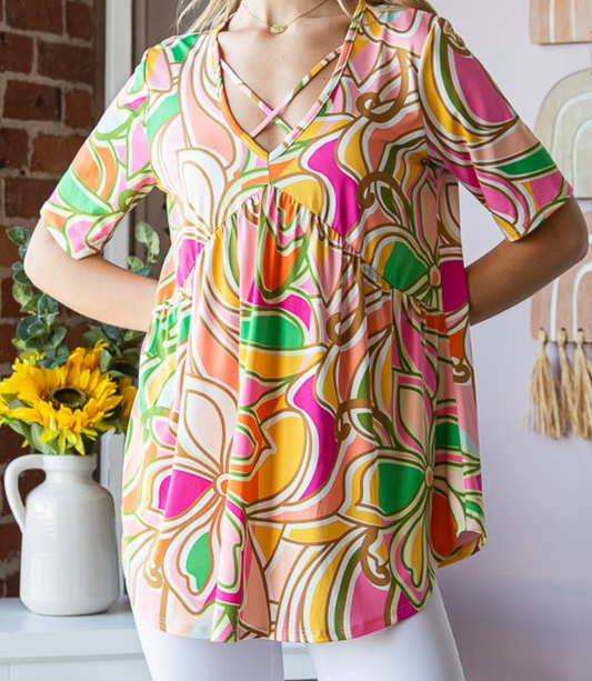 Plus Size Ready to Groove Blouse