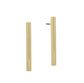 Gold/Silver Essential Pillar Earrings