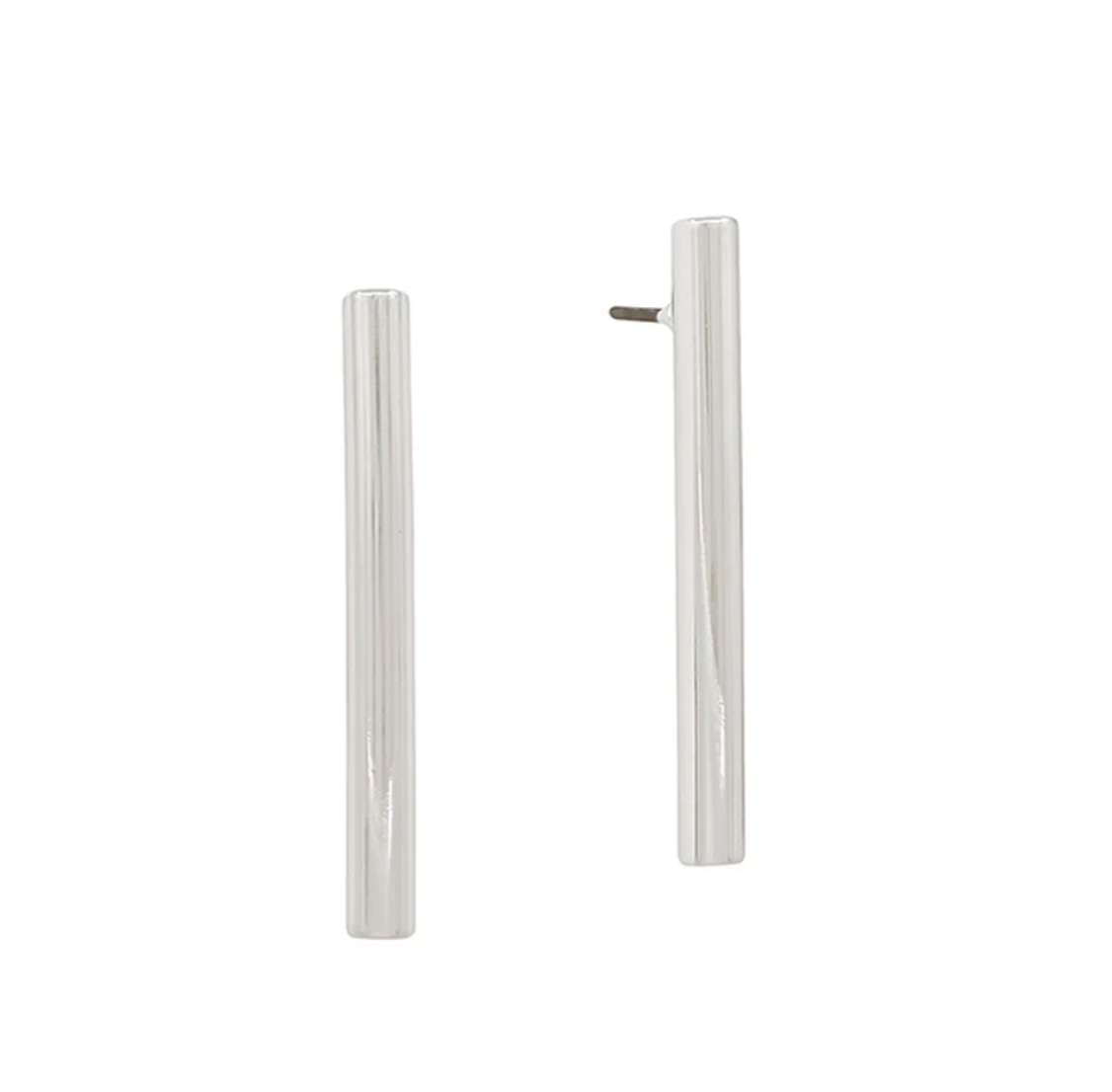 Gold/Silver Essential Pillar Earrings