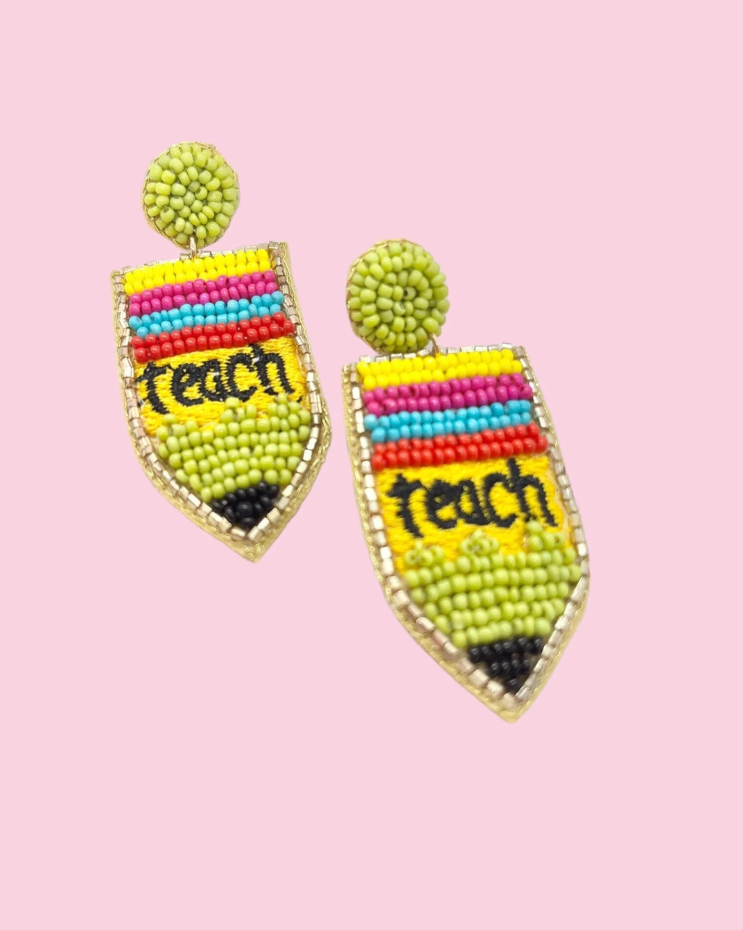 Teach Pencil Earrings