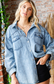 Button Down Long Sleeve Denim Shirt