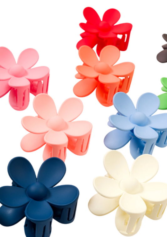 Flower Claw Clips