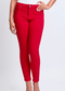 Hyperstretch Mid-Rise Skinny Jean - Red