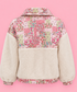 Floral Patterned Patchwork Jacket