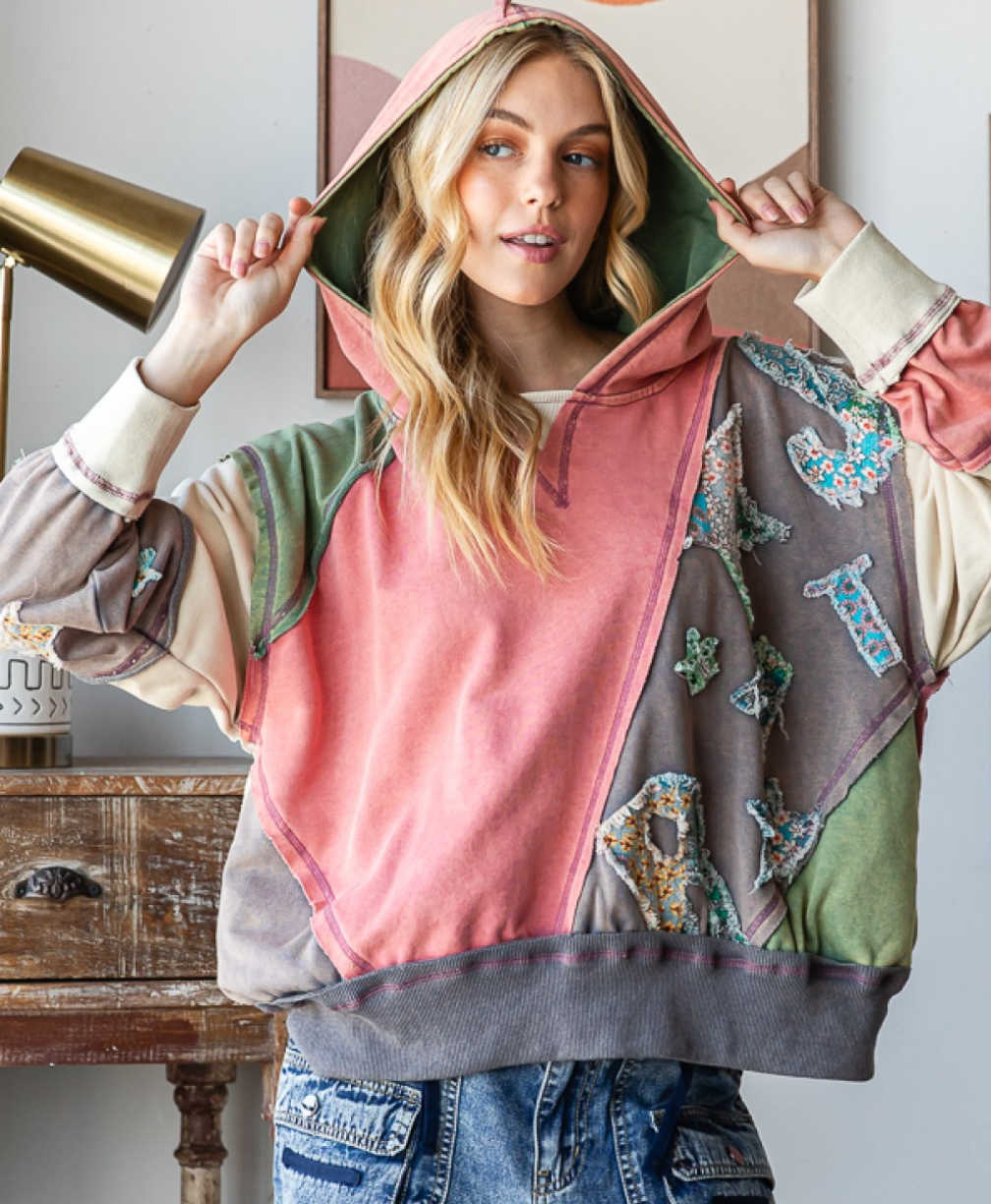 Star Patchwork Hoodie - Color 2