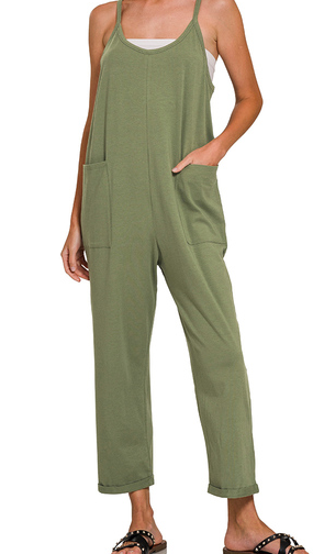 Everyday Jumpsuit - Light Olive