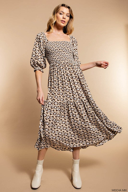 Geometric Daze Dress