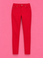 Hyperstretch Mid-Rise Skinny Jean - Red
