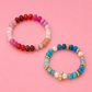 Pink & Blue Bracelet Set