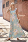 Mint Floral Maxi Dress