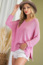 Chic Pink Sweater