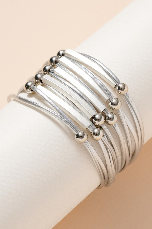 Everyday Silver Magnetic Bracelet