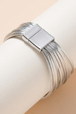 Everyday Silver Magnetic Bracelet